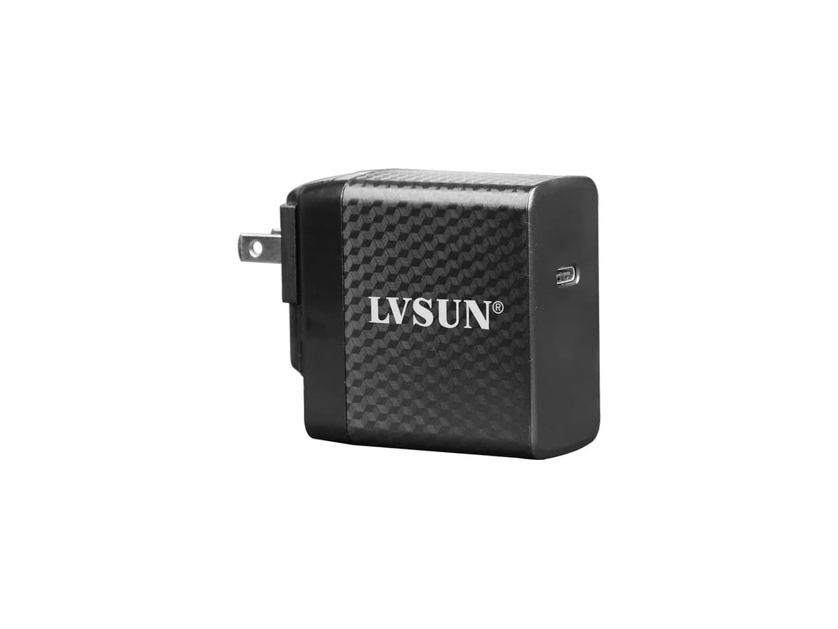 Cargador GaN de 65 W LVSUN LS-GS65-1C con un puerto USB-C