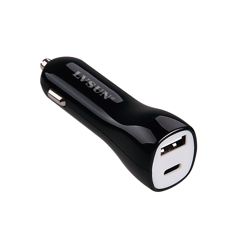 45W Universal Car Notebook Charger USB-C