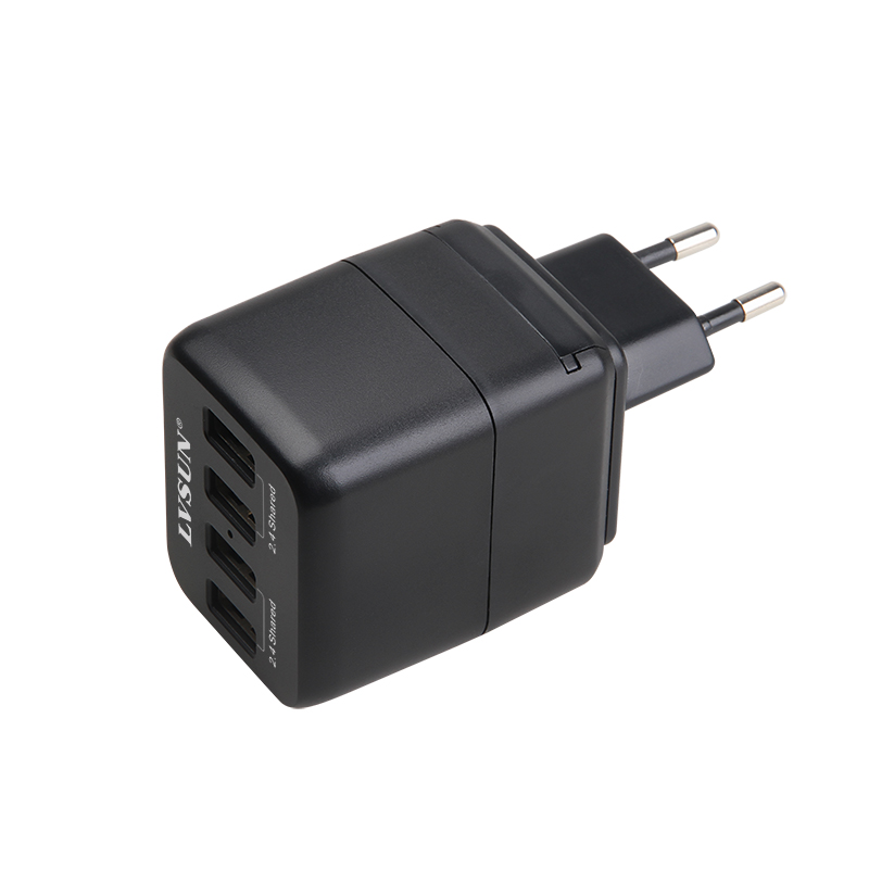 24W 4.8A 4in1 USB Charger