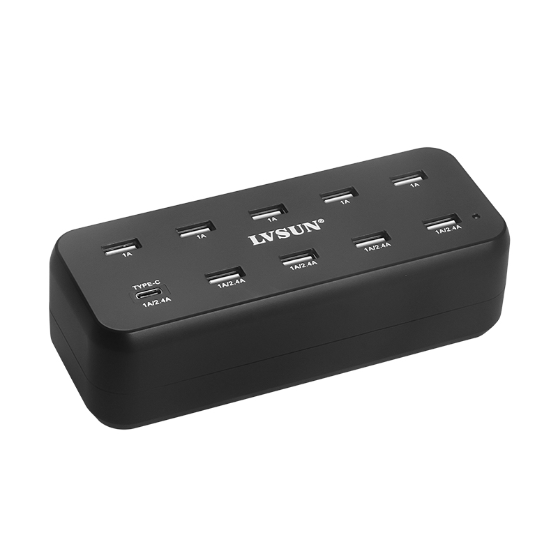 60W 10 PORTS USB AC Charger
