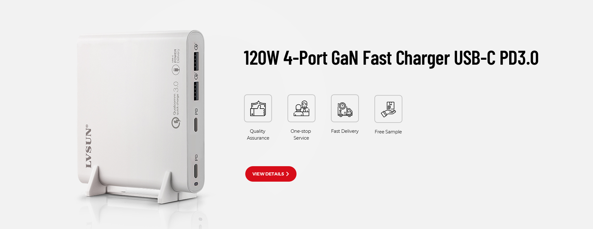 4-Port GaN Fast Charger