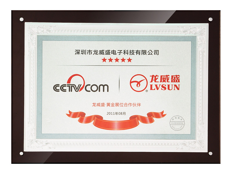LVSUN become CCTV nets partners and opening ceremony
