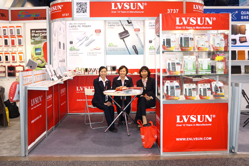 LVSUN Art Power Bank Shining in 2013 CES Fair