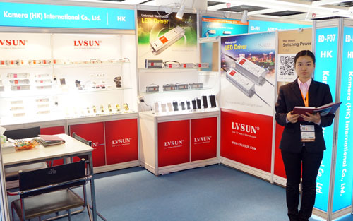 LVSUN’S Newly-launched LED drivers on the HK Autumn LED Lighting Fairs achieved great success