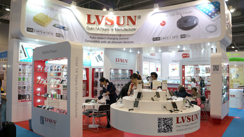 LVSUN shined at 2014 HK Spring Electronics fair with new arrivals