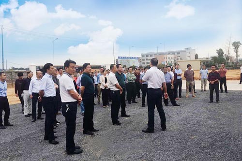 Leaders of Hunan Provincial Government and Qiyang County Government Visited LVSUN Dao County Innovation Science and Technology Park