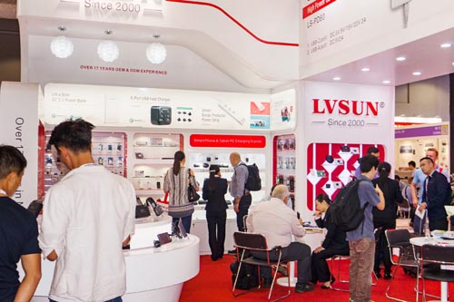 LVSUN first launched Smart Surge Protectors at 2016 Global Source HK Fair ( Autumn Edition )