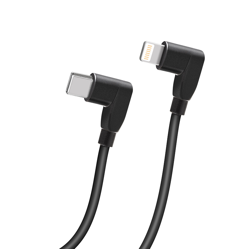 OEM Right Angle USBC to Right Angle Lightning Cable,Right Angle USBC