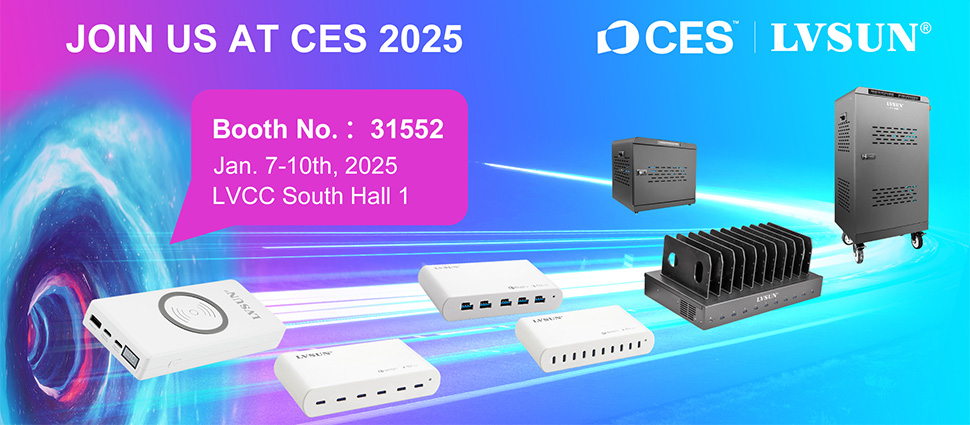 You're Invited to CES 2025 - LVSUN to Unveil New High-Power Multi-Port USB-C Chargers